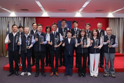 市政會議市長頒獎